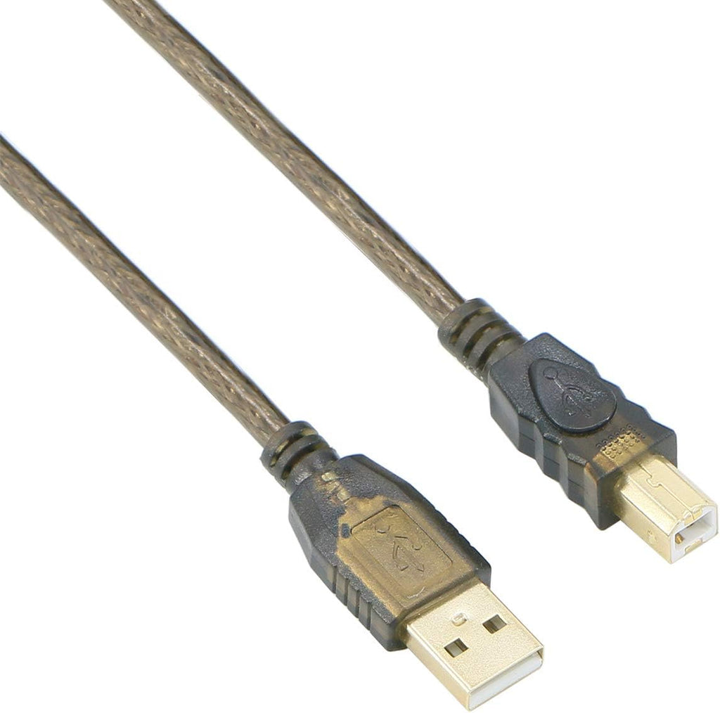 USB 2.0 Cable A Male to B Male (100 Feet) Pack of 2 N314353