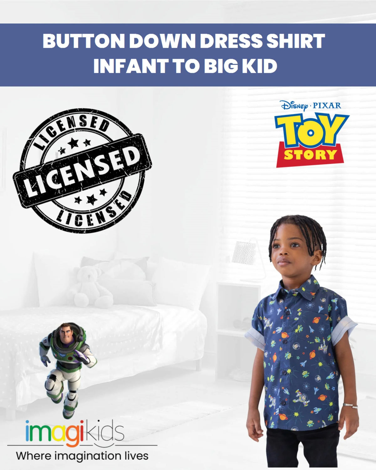 Buzz Lightyear Button Down Shirt Y84766