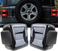 Smoked LED Tail Lights for Jeep Wrangler JL JLU 2018-2020, Pack of 2 E66805