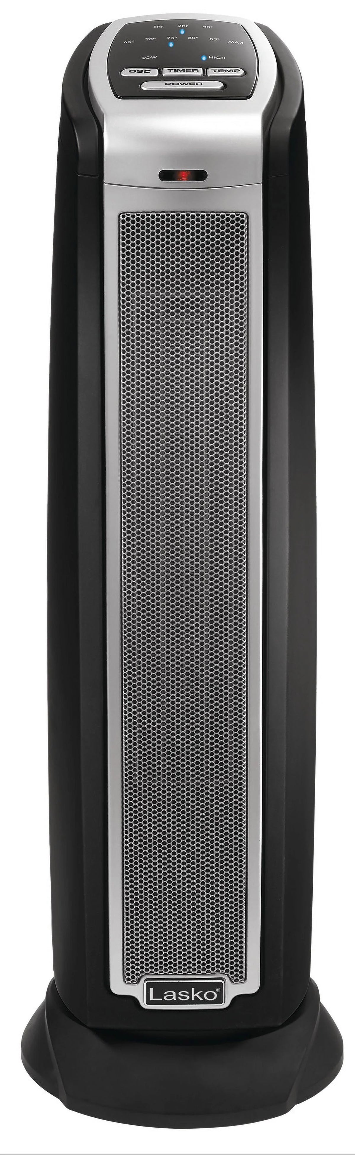 22.5 1500W Electric Oscillating Ceramic Tower Space Heater Black P8754