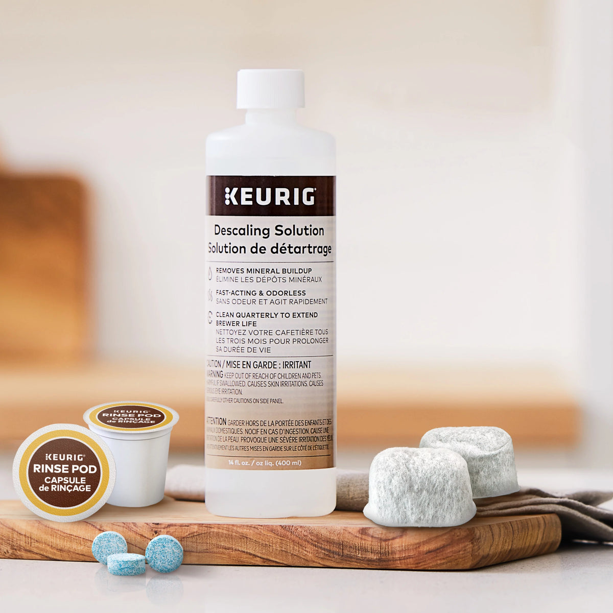 3-Month Brewer Maintenance Kit with Cleaning Tablets, Descaling Solution, Water Filter Cartridges & Rinse Pods F6940
