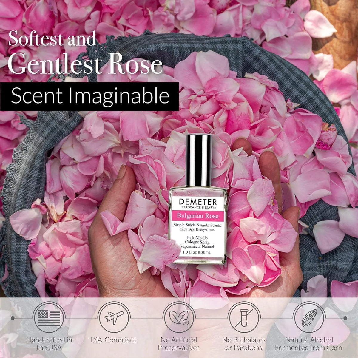 Bulgarian Rose Cologne Spray 1 oz Perfume R277