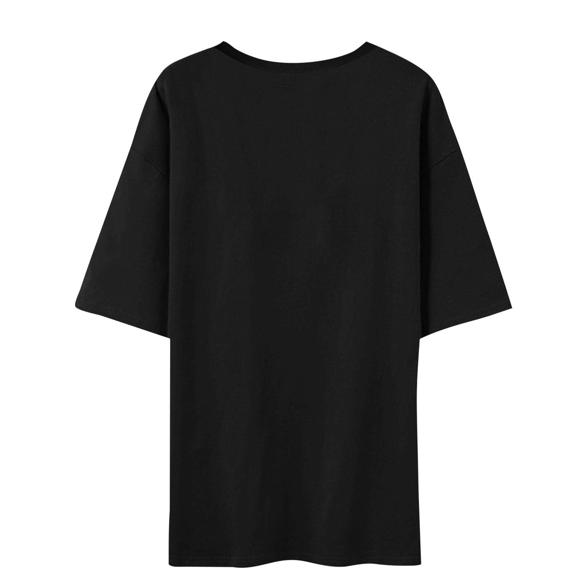 Black XXL Printed Short Sleeve T-Shirt Z166227