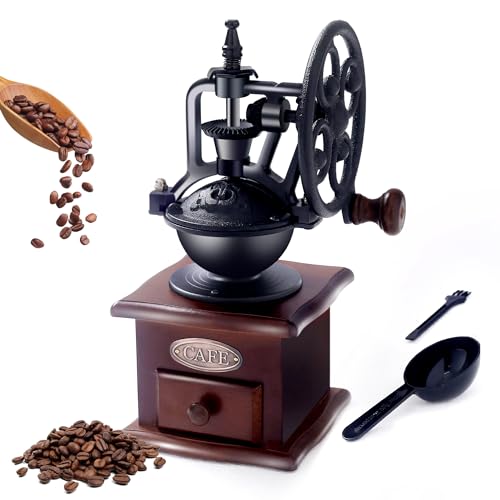 Vintage Wooden Manual Coffee Bean Grinder A83631