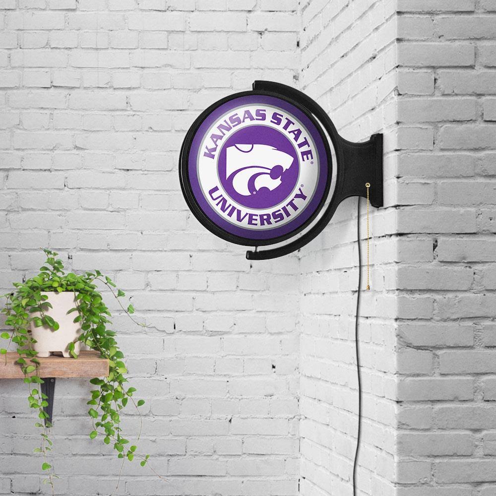 Rotating LED Round Wall Sign T1354