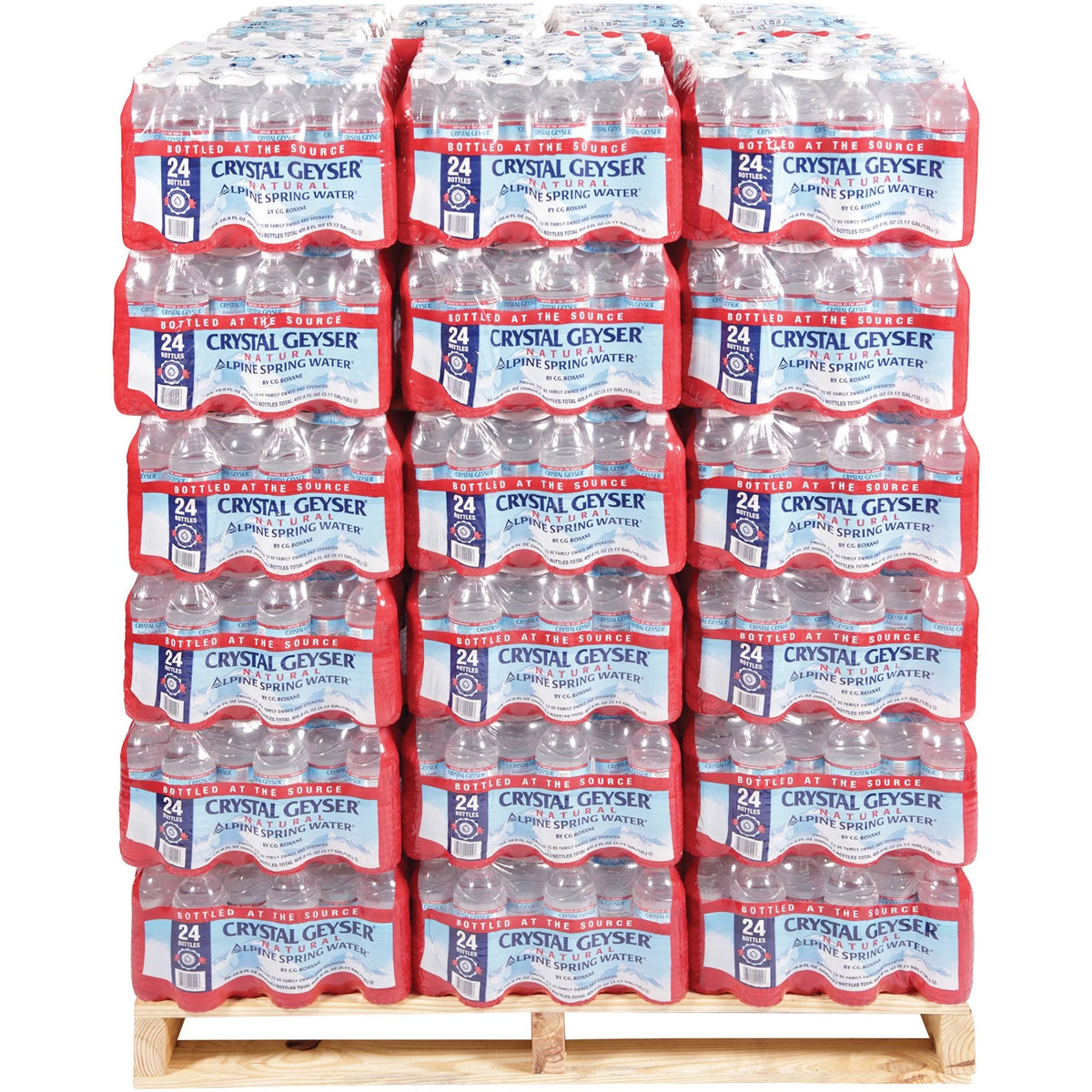 Natural Alpine Spring Water, 16.9 Oz Bottle, 24/Case W8484