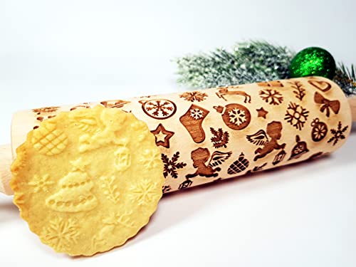 Embossing Rolling Pin N2704