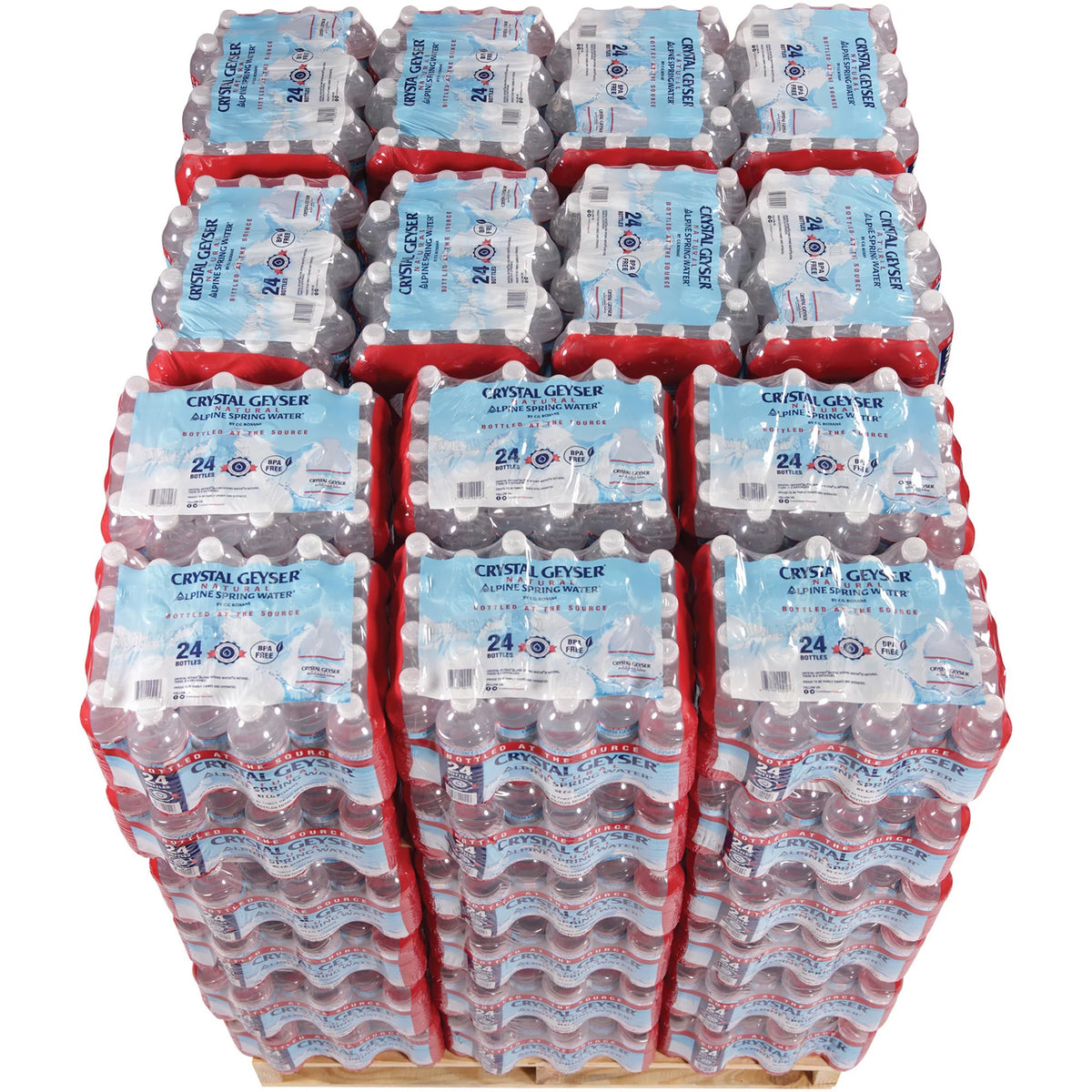 Natural Alpine Spring Water, 16.9 Oz Bottle, 24/Case W8484