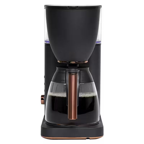 10 Cup Matte Black Drip Coffee Maker with Glass Carafe K3557