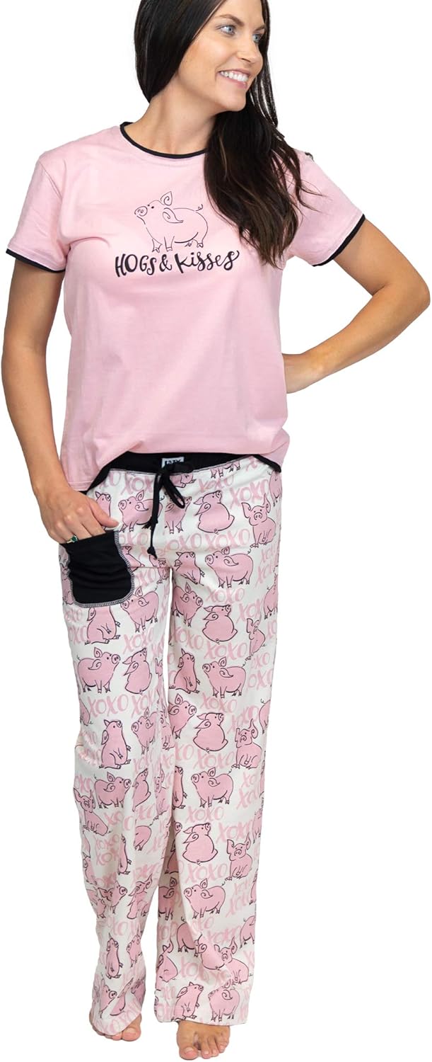 Women's Short Sleeve Pajama Set F57650