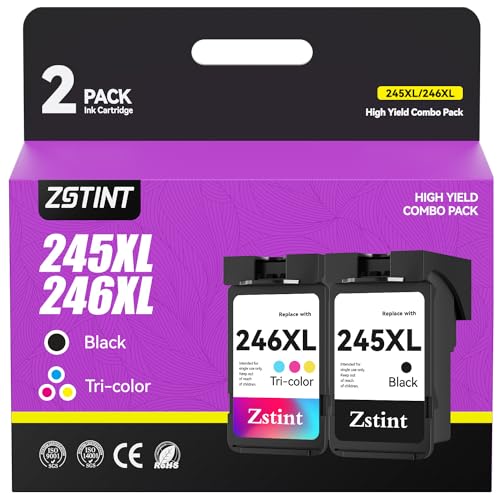 245XL 246XL Ink Cartridge Combo Pack Replacement for Canon Printer B5730