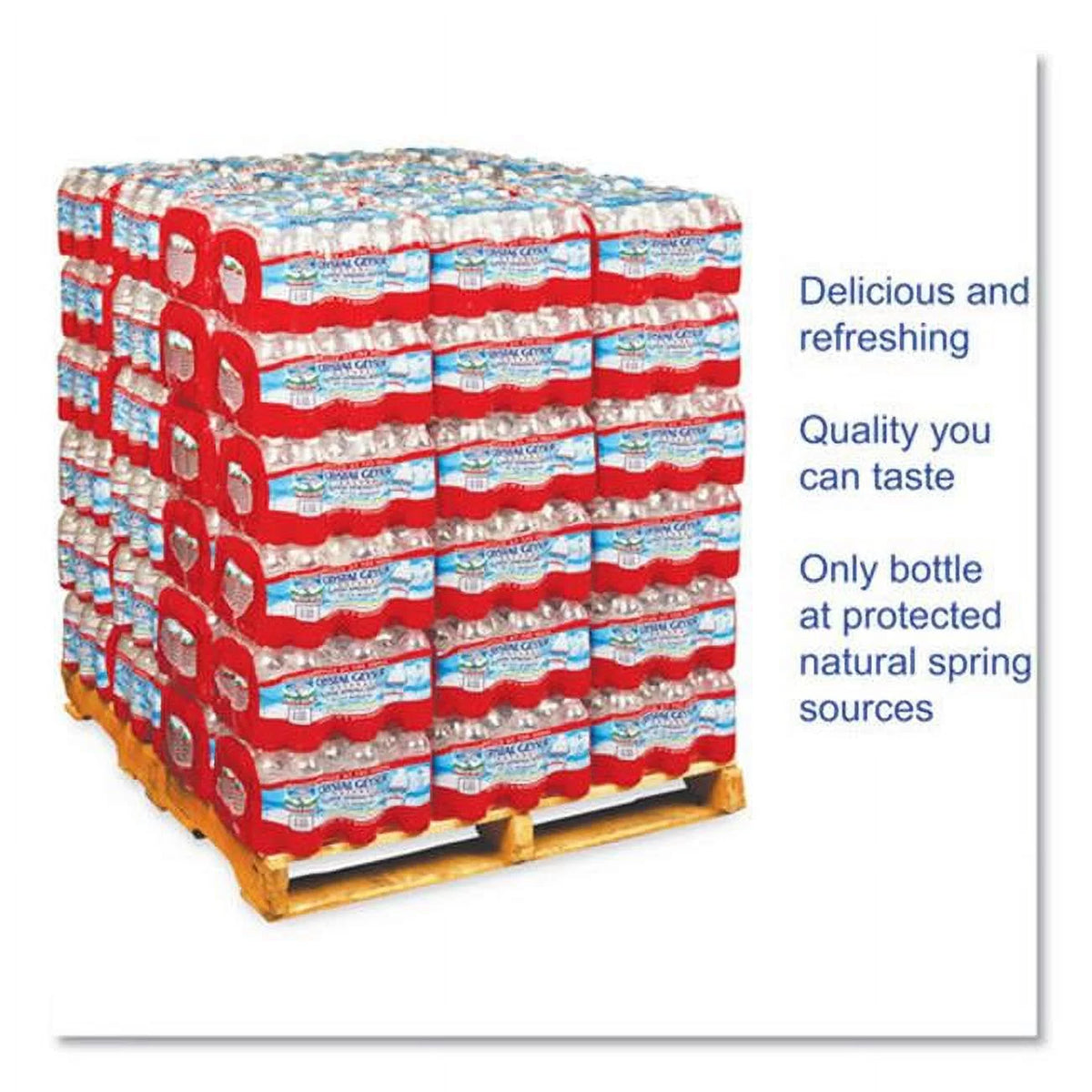 Natural Alpine Spring Water, 16.9 Oz Bottle, 24/Case W8484