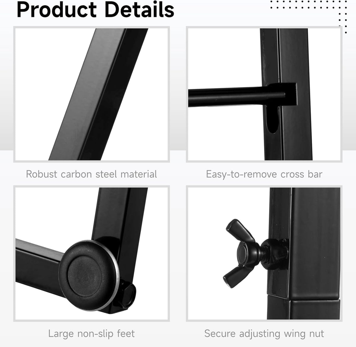 6-Tier Height Adjustable Metal Ribbon Storage Rack B413