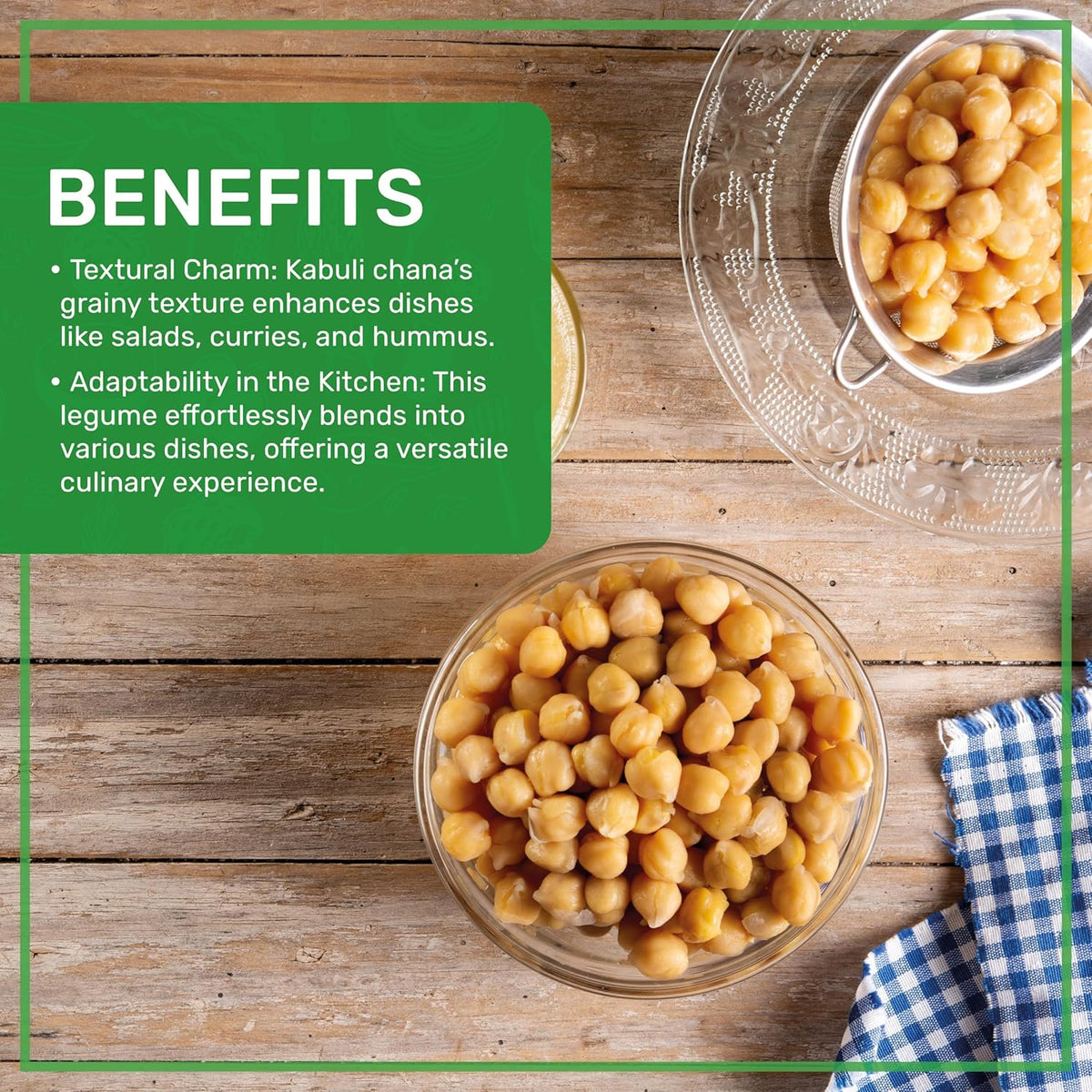 Raw Chickpeas 2 LB Bag W223