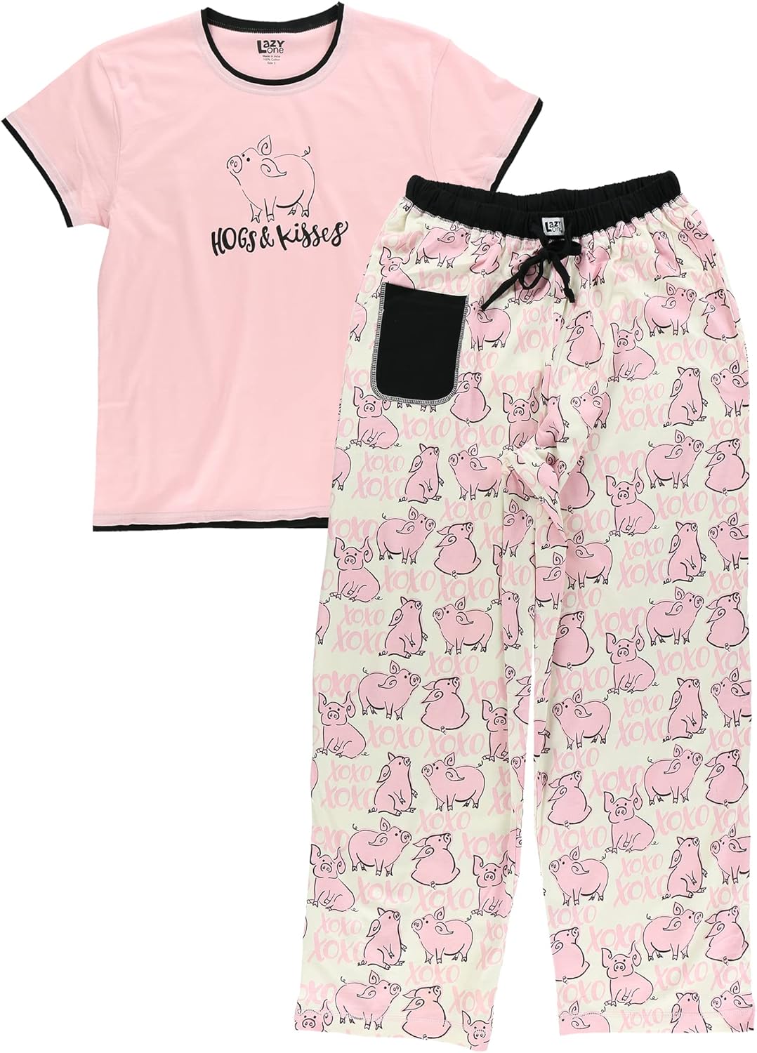 Women's Short Sleeve Pajama Set F57650