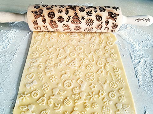 Embossing Rolling Pin N2704