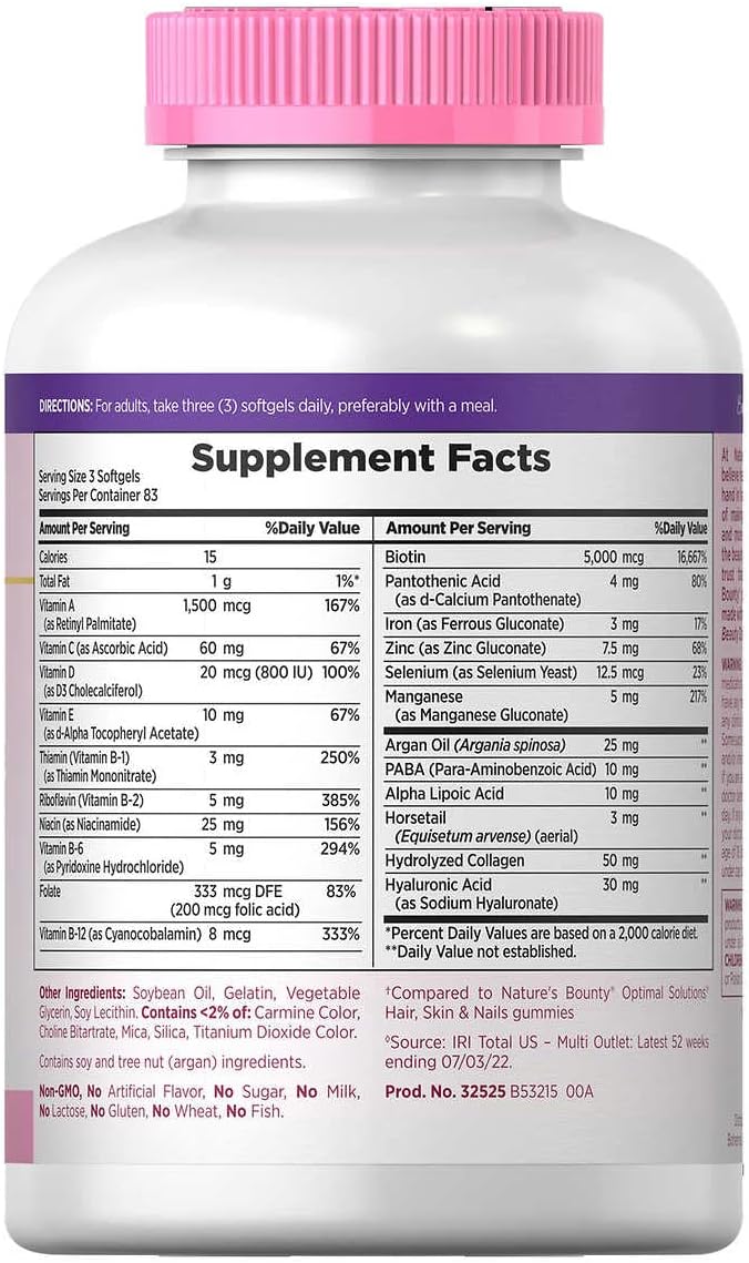 5,000mcg Biotin 250 Count Q873157