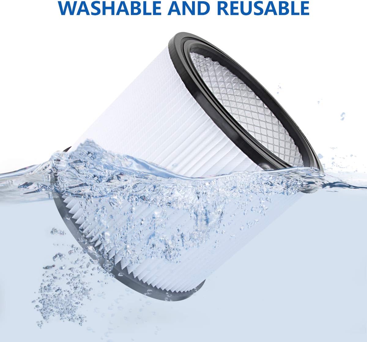 2 Pack Cartridge Filter for Shop Vac M396