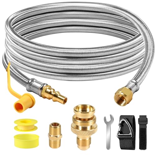 12FT Stainless Steel Quick Connect Propane Hose H73620