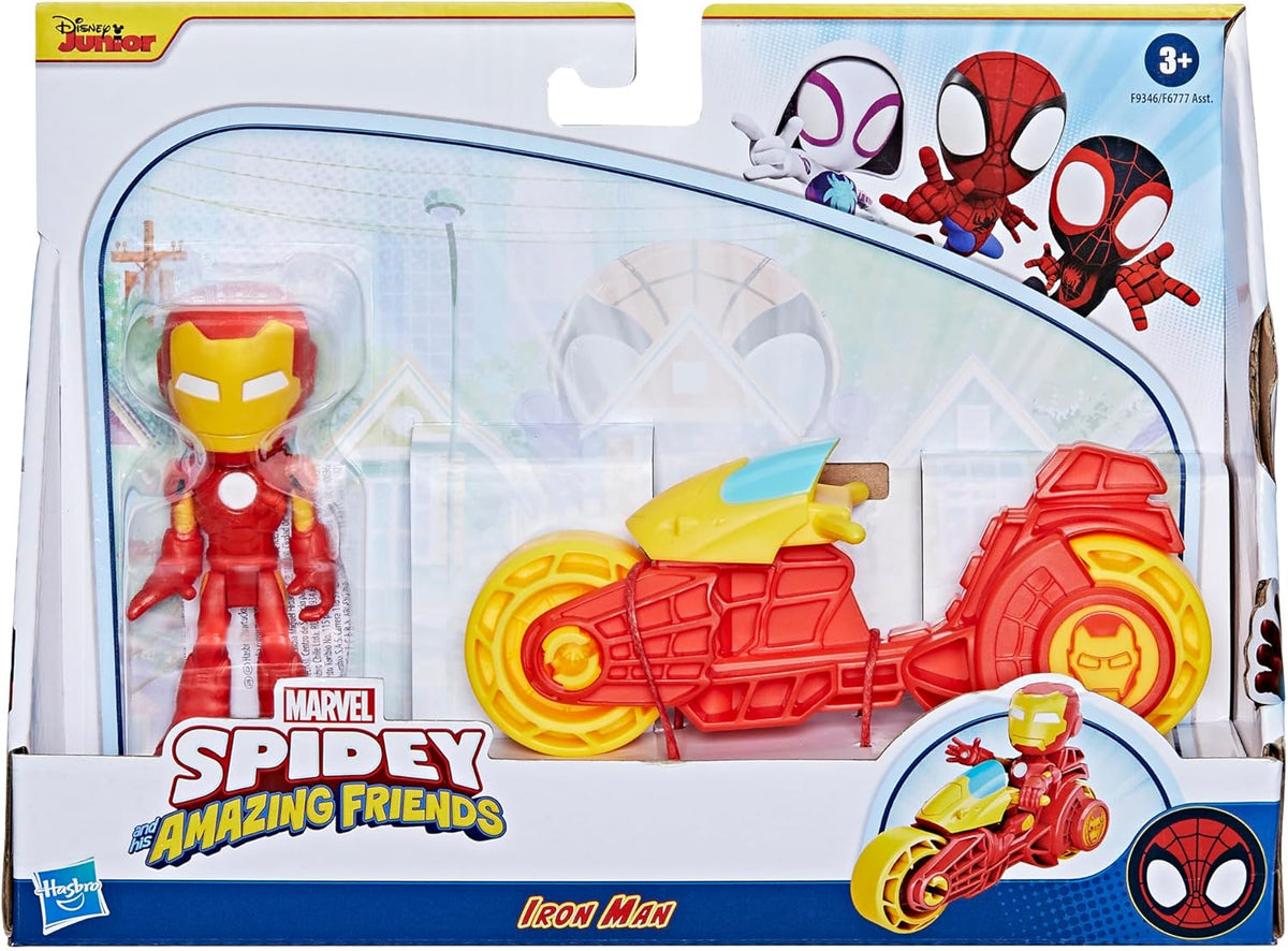 Iron Man Action Figure & Toy Motorcycle Playset O609751