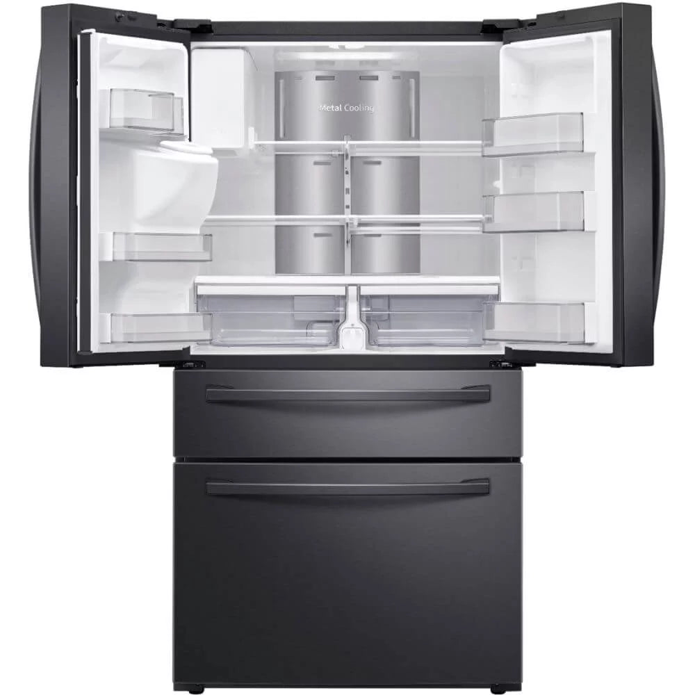 Black Stainless 22.2 Cu. Ft. 4-Door French Door Refrigerator B552488