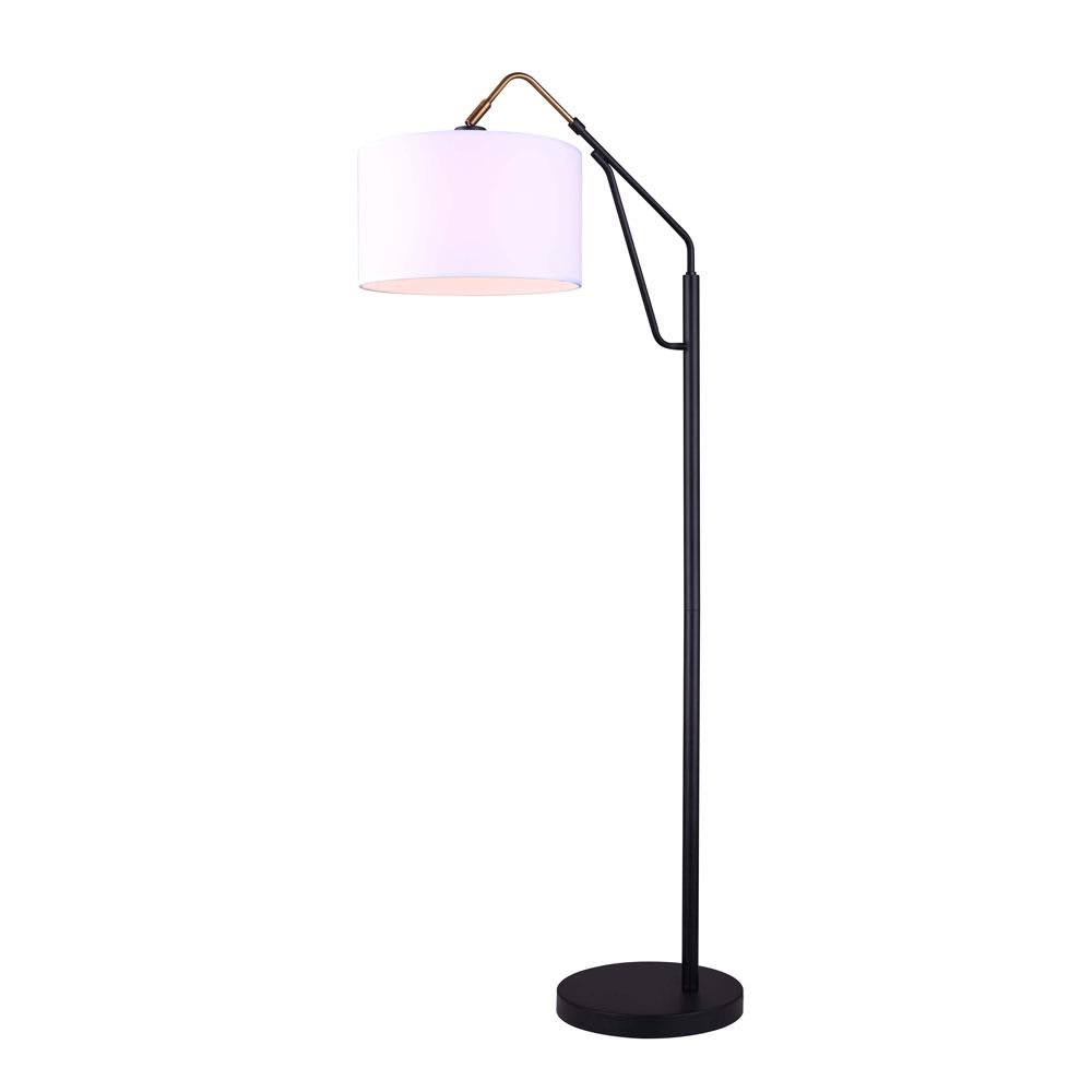 Black and Gold Floor Lamp E9855