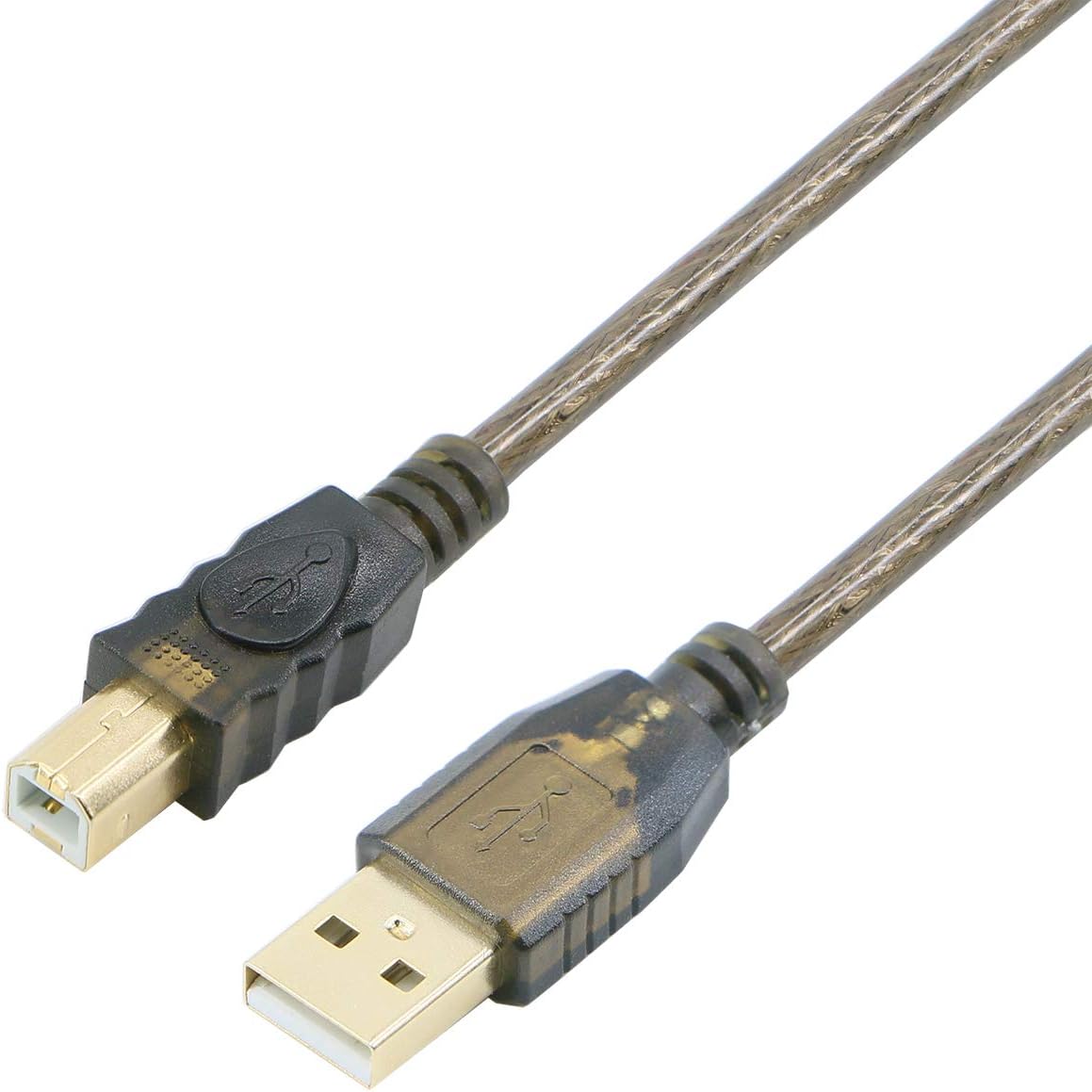 USB 2.0 Cable A Male to B Male (100 Feet) Pack of 2 N314353