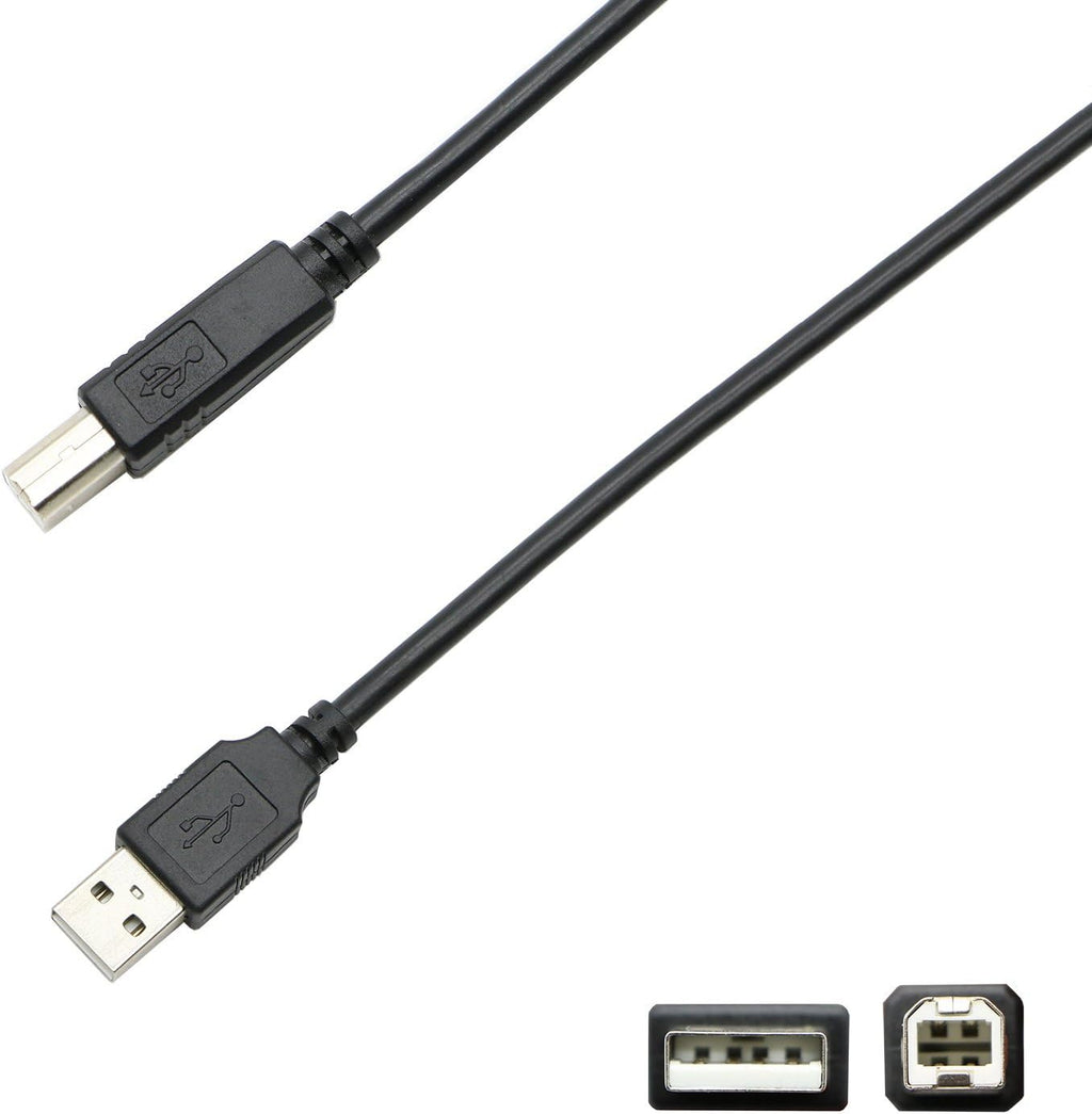 USB 2.0 Cable A Male to B Male (100 Feet) Pack of 2 N314353