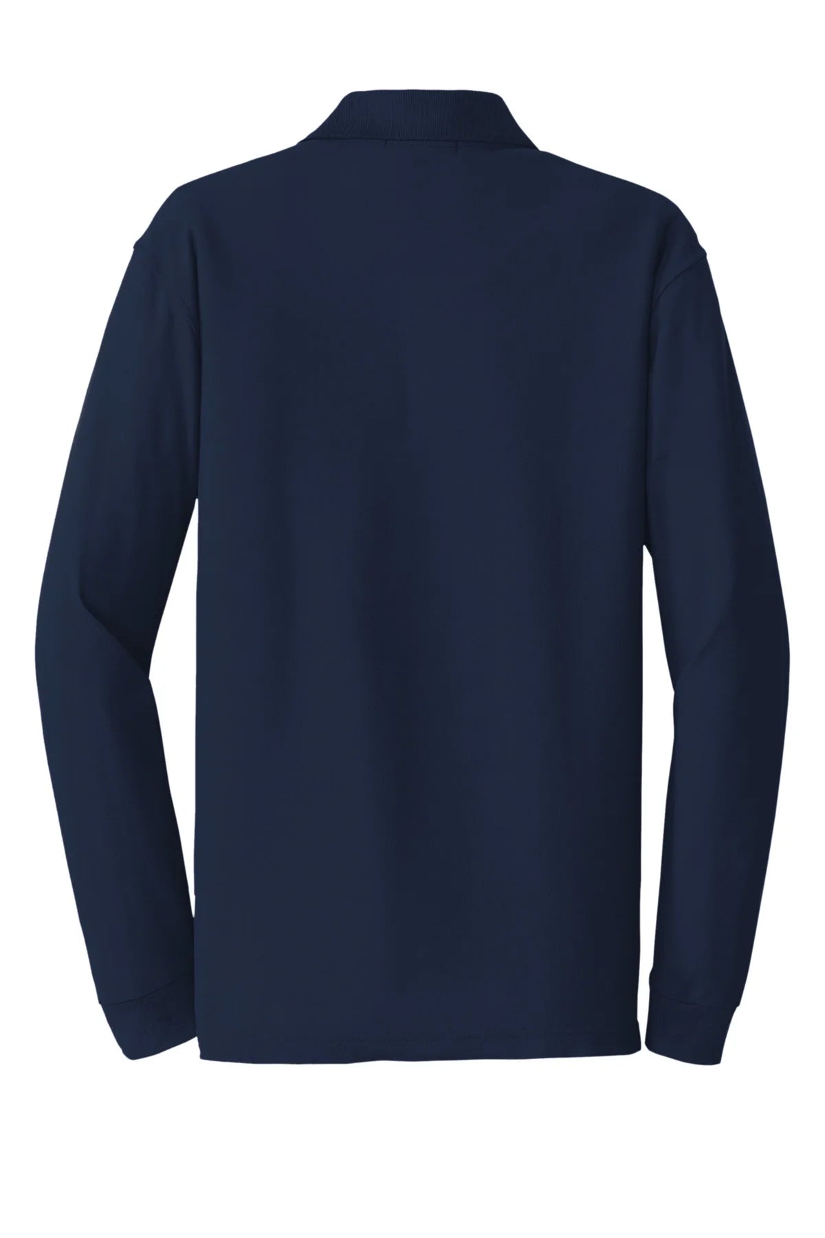 Long Sleeve Pique Polo E18889