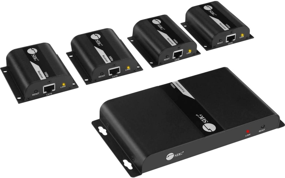 1x4 HDMI Extender Splitter Over CAT5e/CAT6 Ethernet with IR Extension and EDID L614