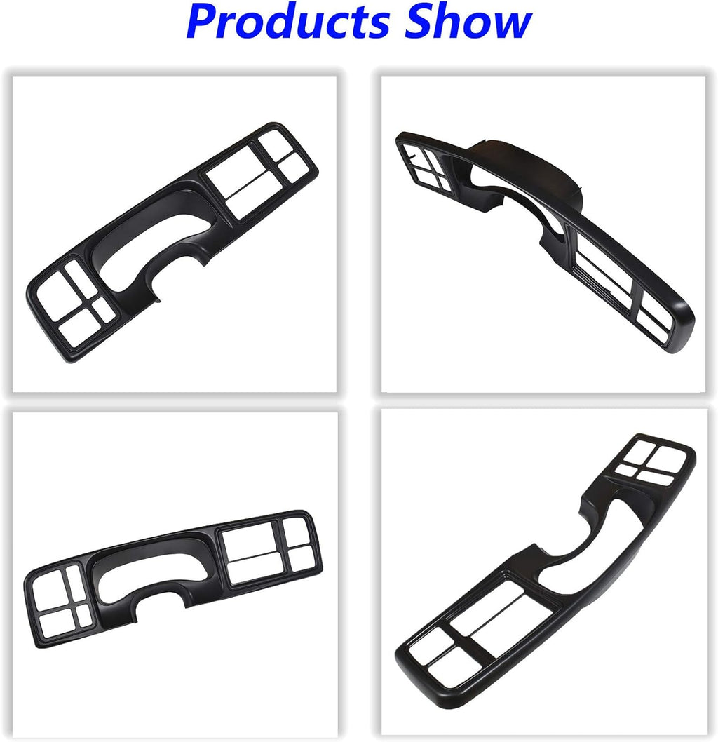 Double Din Truck Dash Kit Matte Black L80738