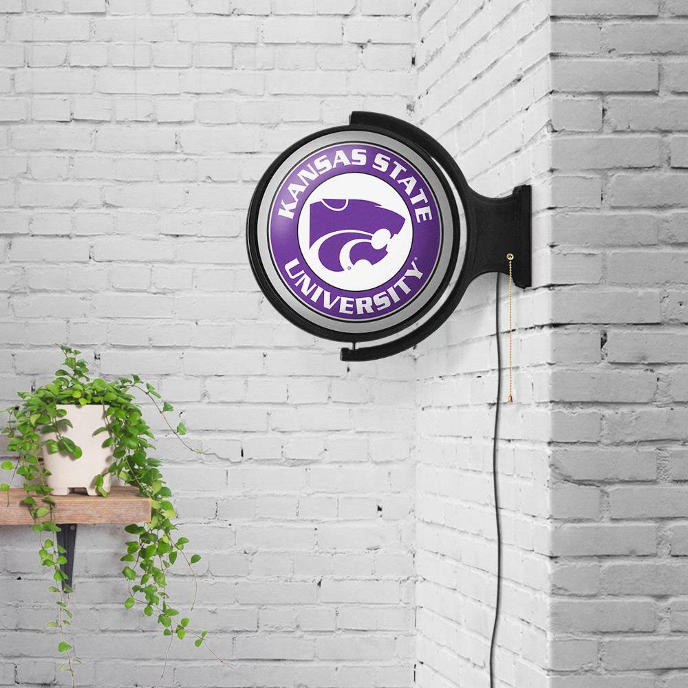 Rotating LED Round Wall Sign T1354