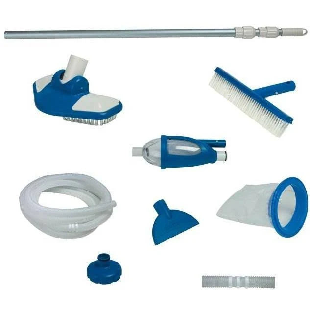 Above Ground Pool Sand Filter Pump with Deluxe Pool Maintenance Kit N3598