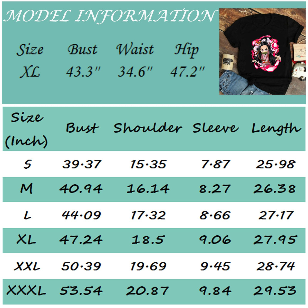 Black XXL Printed Short Sleeve T-Shirt Z166227