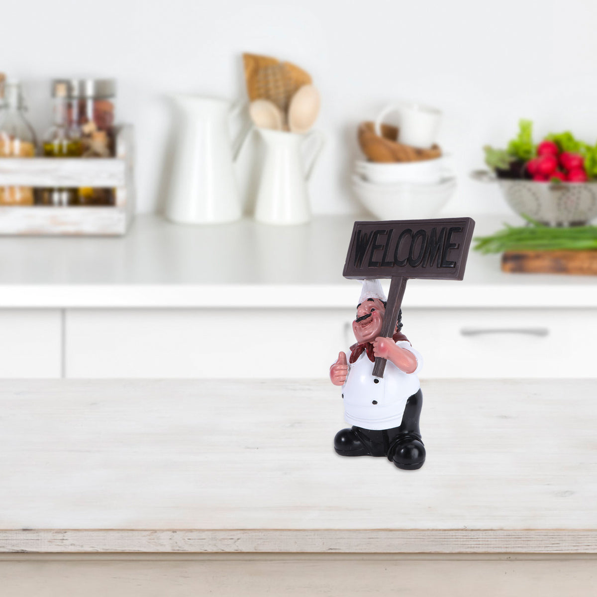 Vintage Resin Chef Figurine Ornament K86233
