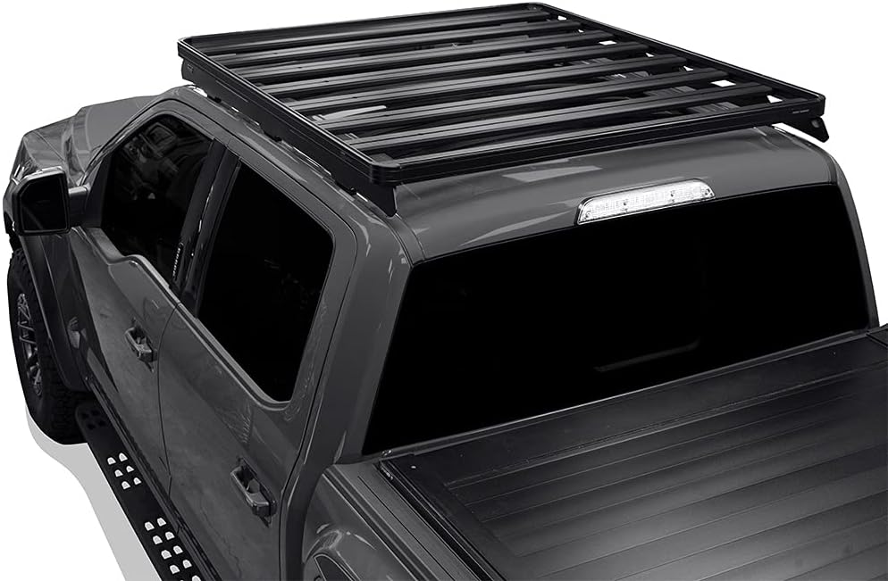 Slimline II Roof Rack Kit Low Profile Aluminum Platform Tray Cargo Carrier L5648