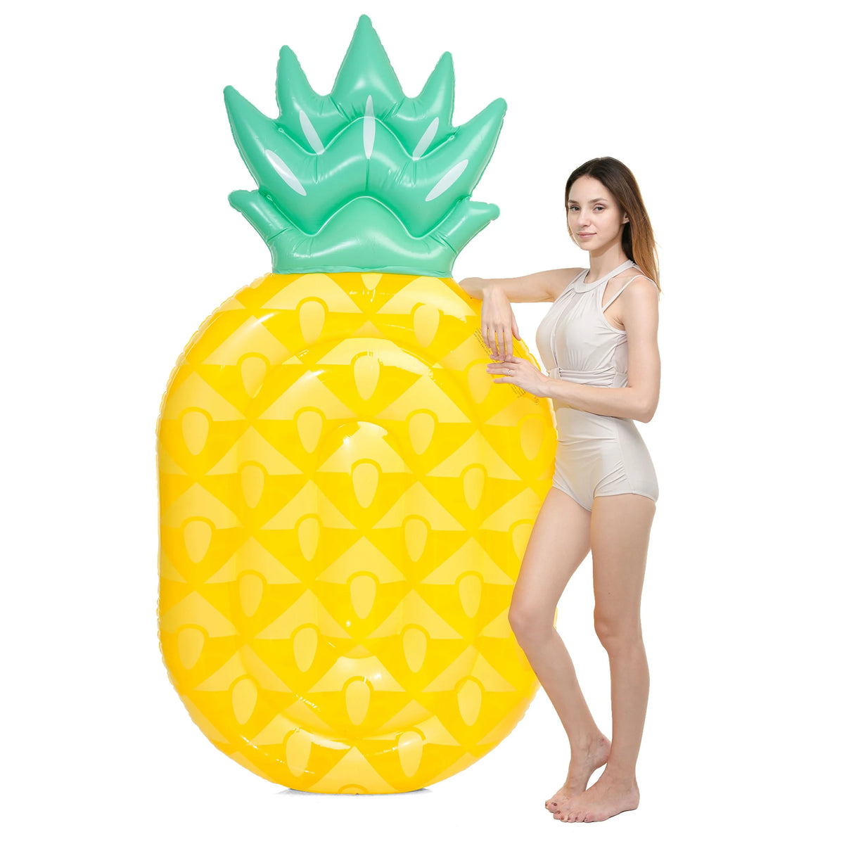 84" Giant Inflatable Pineapple Pool Float F467372